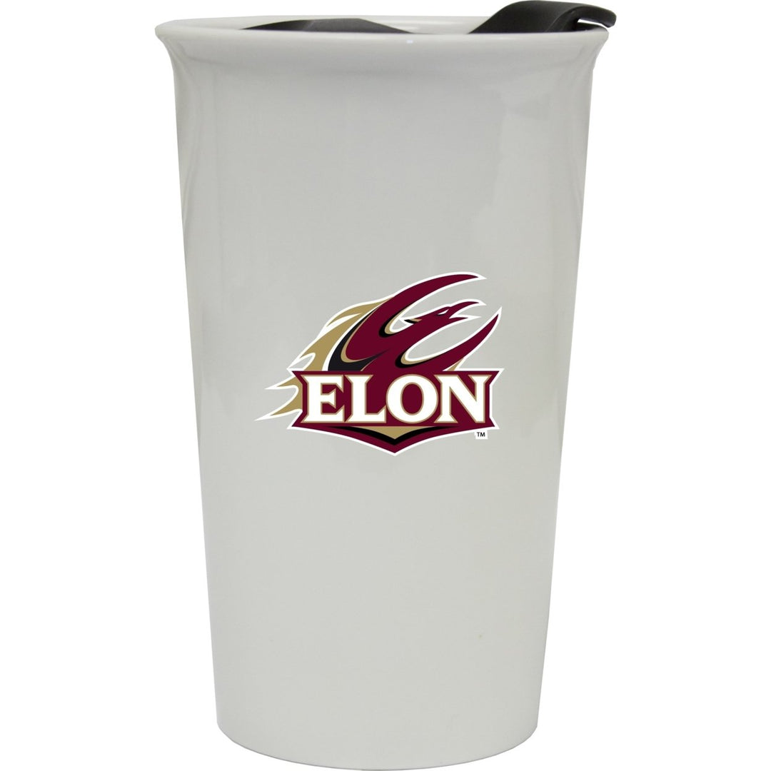 Elon University Double Walled Ceramic Tumbler Image 1