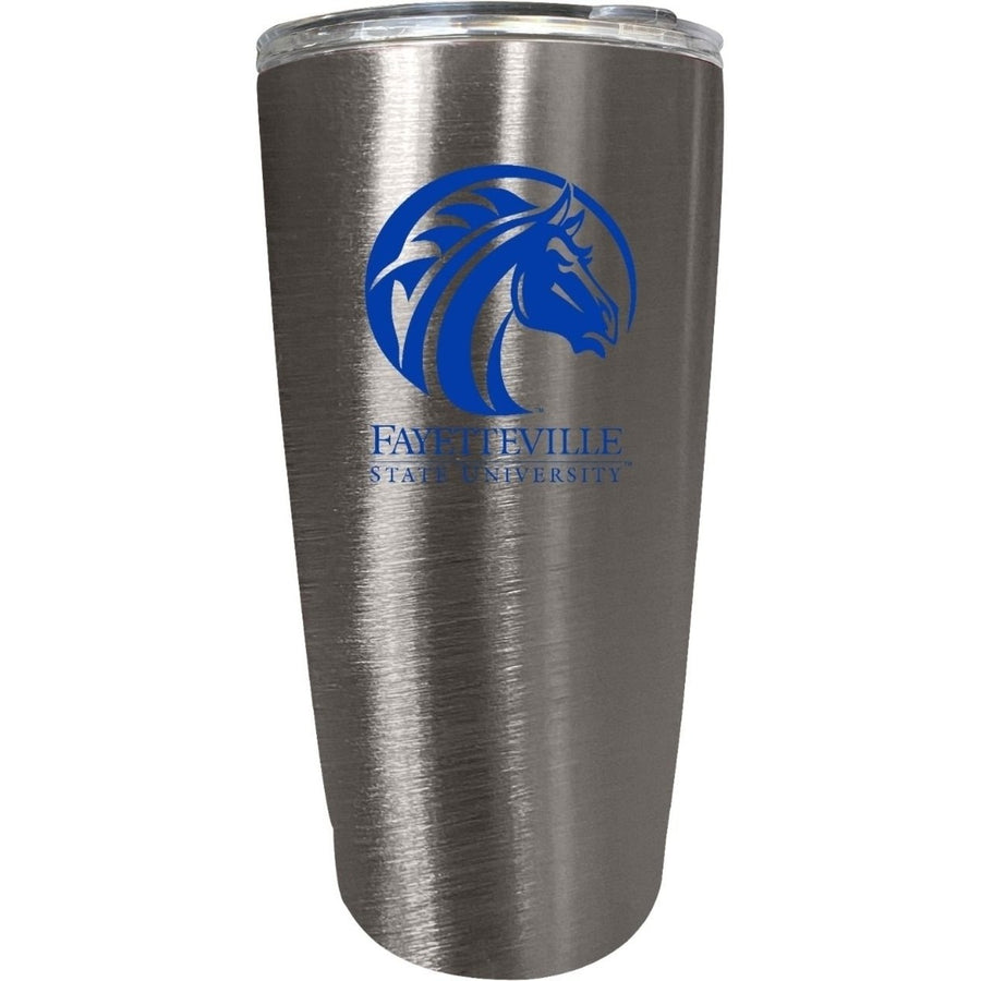 Fayetteville State University 16 oz Insulated Stainless Steel Tumbler colorless Image 1