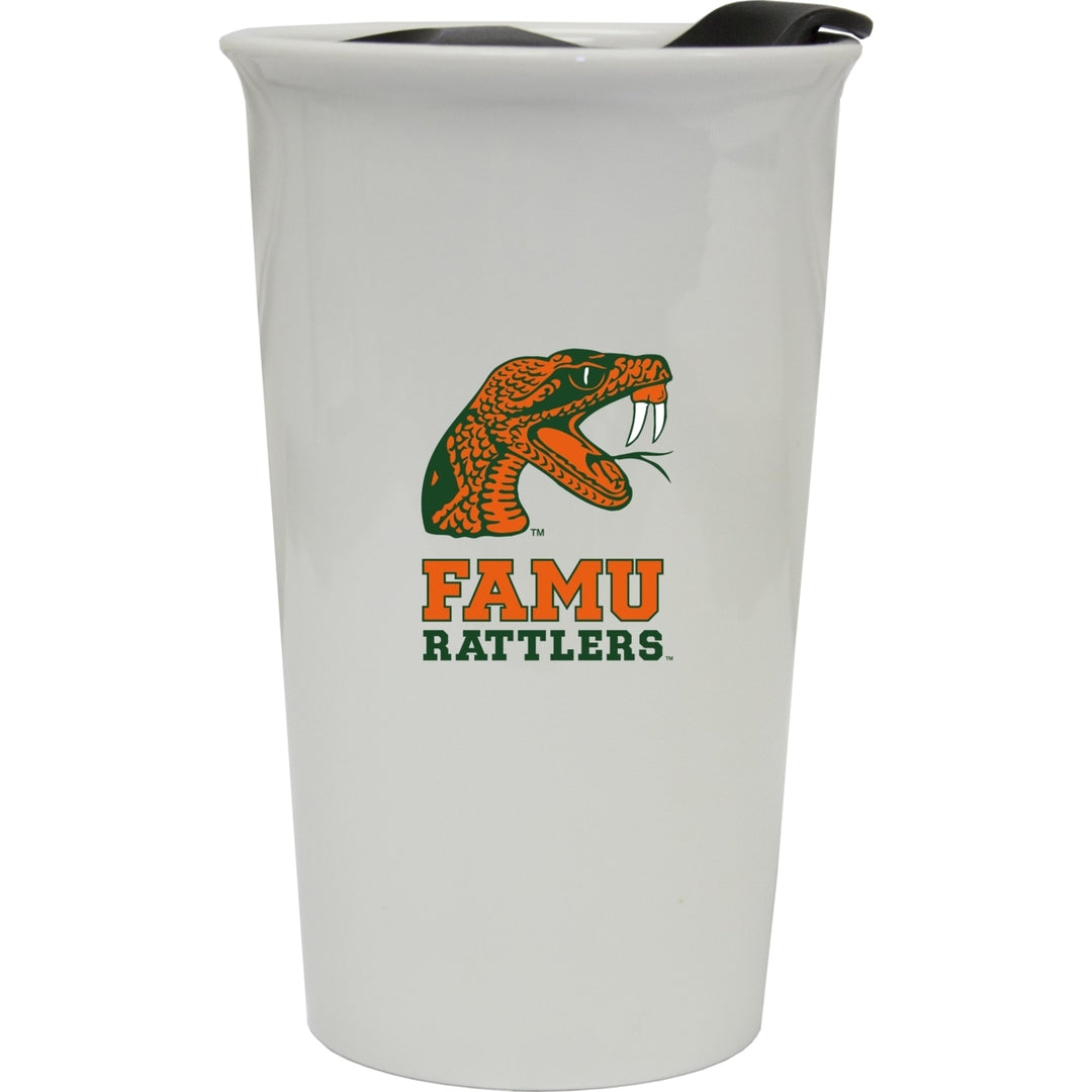 Florida AandM University Double Walled Ceramic Tumbler Image 1