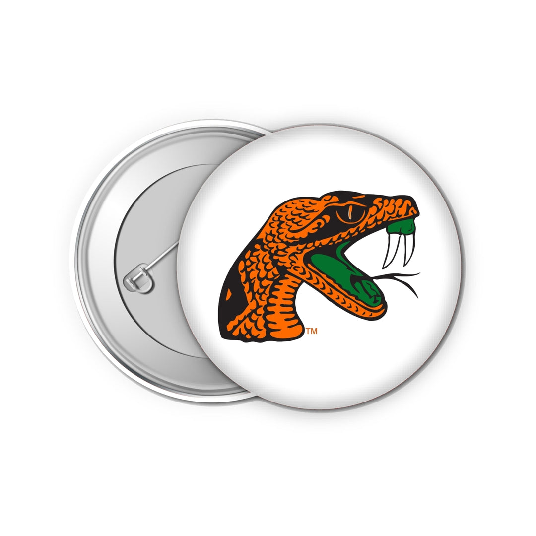Florida AandM Rattlers Small 1-Inch Button Pin 4 Pack Image 1