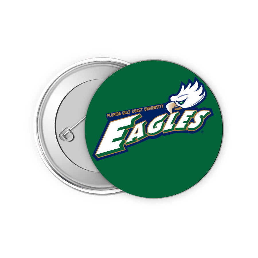 Florida Gulf Coast Eagles 2-Inch Button Pins (4-Pack) Show Your School Spirit Image 1