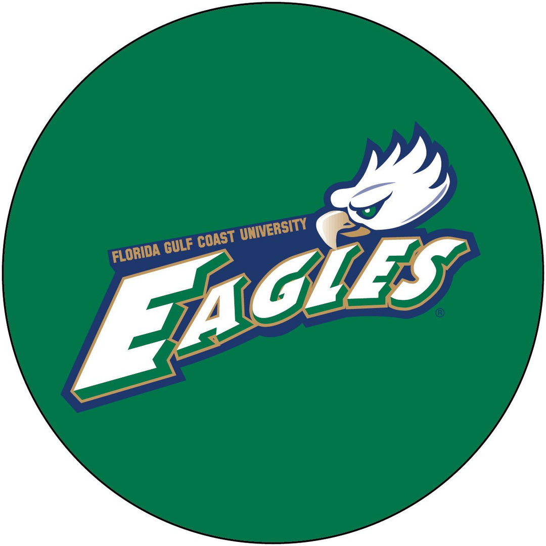 Florida Gulf Coast Eagles Officially Licensed Paper Coasters (4-Pack) - Vibrant Furniture-Safe Design Image 1