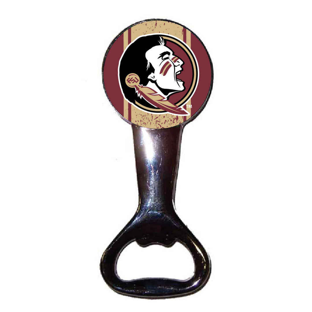 Florida State Seminoles Officially Licensed Magnetic Metal Bottle Opener - Tailgate and Kitchen Essential Image 1