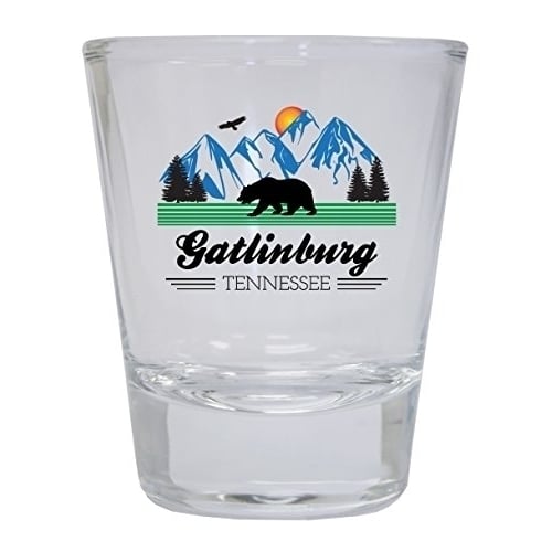 Gatlinburg Tennessee Smoky Mountains Shot Glass Image 1