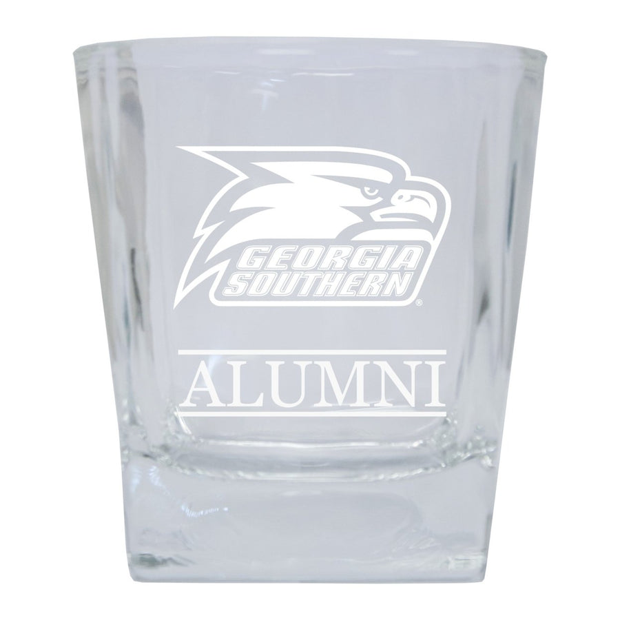 Georgia Southern Eagles Alumni Elegance - 5 oz Etched Shooter Glass Tumbler 2-Pack Image 1