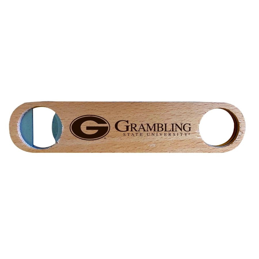 Grambling State Tigers NCAA Elegant Laser-Etched Wooden Bottle Opener - Collegiate Bar Accessory Image 1