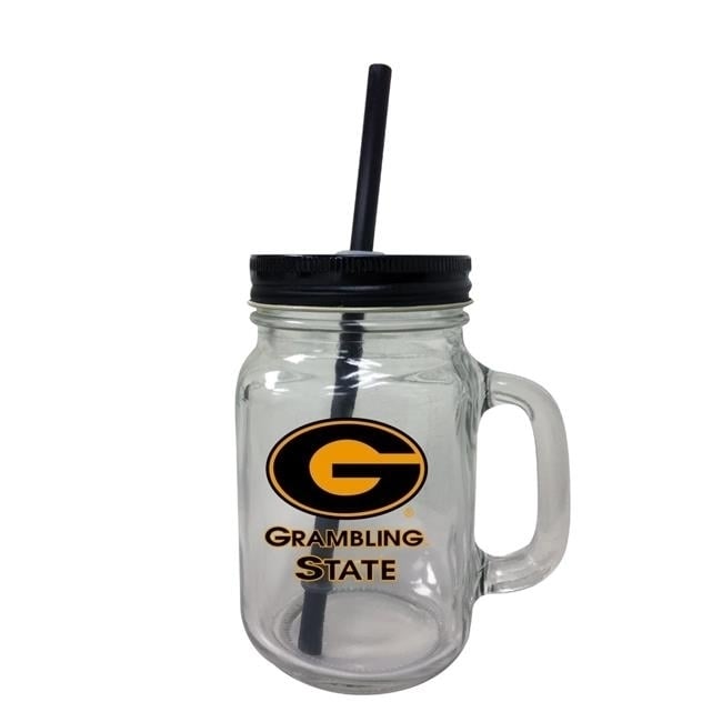 Grambling State University Mason Jar Glass Image 1