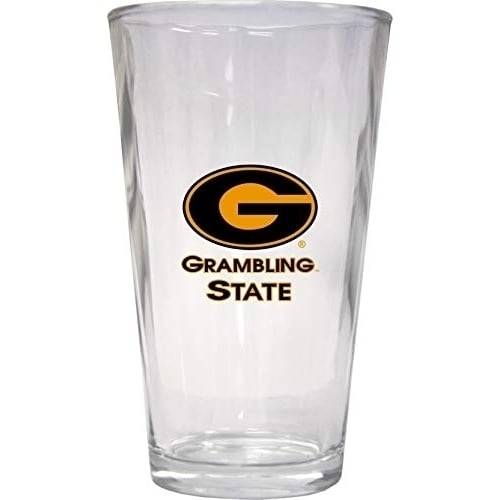 NCAA Grambling State Tigers Officially Licensed Logo Pint Glass  Classic Collegiate Beer Glassware Image 1