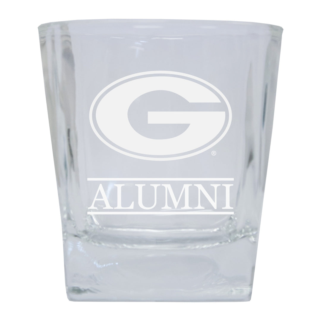 Grambling State Tigers 2-Pack Alumni Elegance 10oz Etched Glass Tumbler Image 1