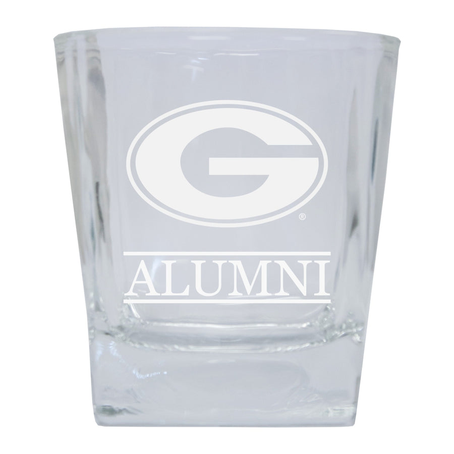 Grambling State Tigers 2-Pack Alumni Elegance 10oz Etched Glass Tumbler Image 1