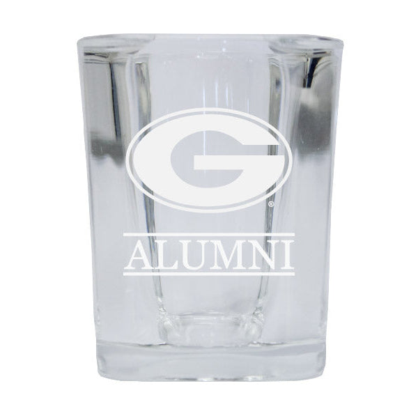 NCAA Grambling State Tigers Alumni 2oz Laser Etched Square Shot Glass Image 1