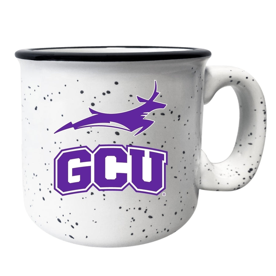 Grand Canyon University Lopes 8 oz Speckled Ceramic Camper Coffee Mug White (White). Image 1