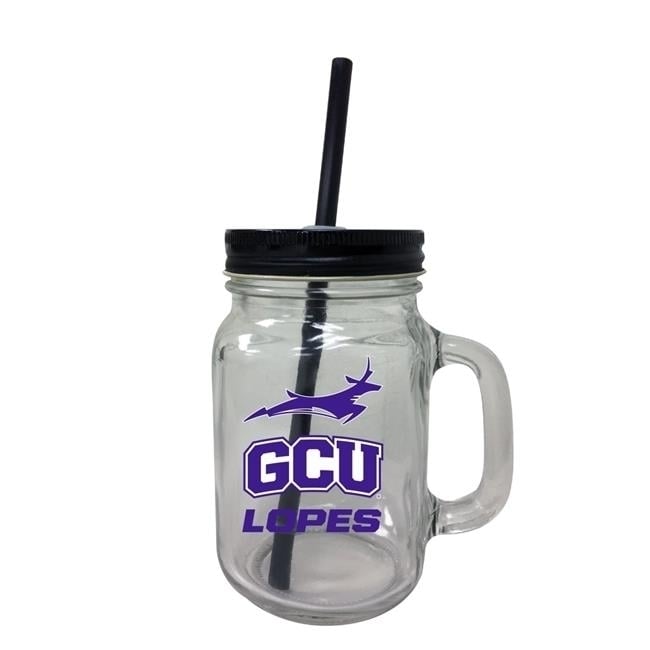 Grand Canyon University Lopes Mason Jar Glass Image 1