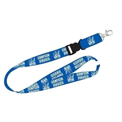 Ultimate Sports Fan Lanyard - Hampton University Spirit Durable Polyester Quick-Release Buckle and Heavy-Duty Clasp Image 1