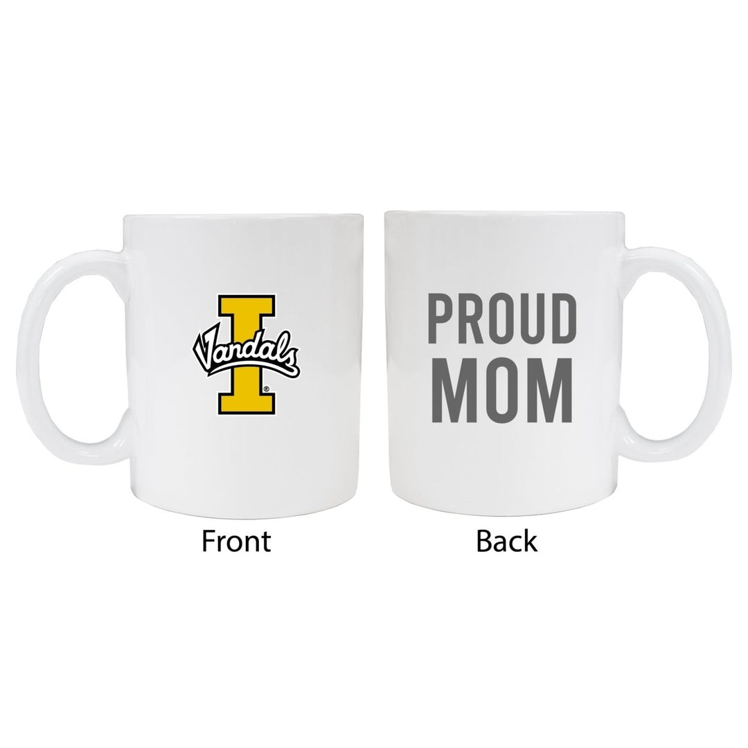 Idaho Vandals Proud Mom Ceramic Coffee Mug - White Image 1