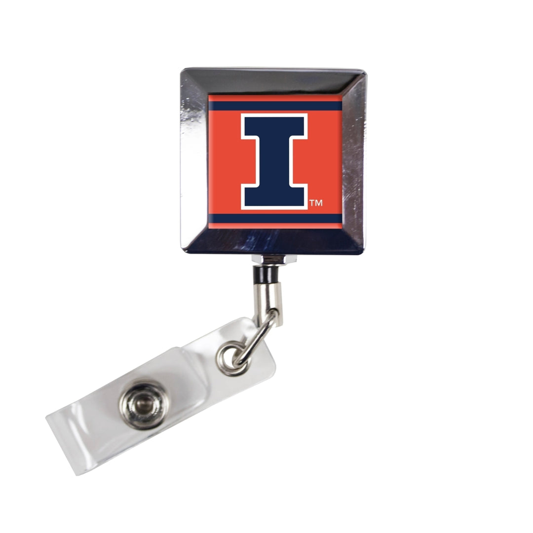 Illinois Fighting Illini 2-Pack Retractable Badge Holder Image 1