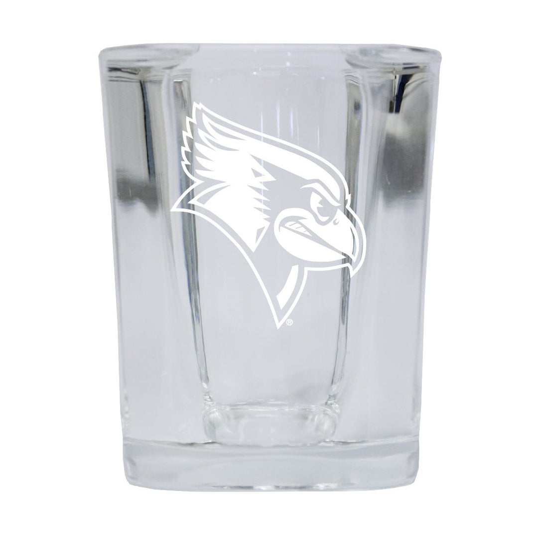 Illinois State Redbirds 2 Ounce Square Shot Glass laser etched logo Design Image 1