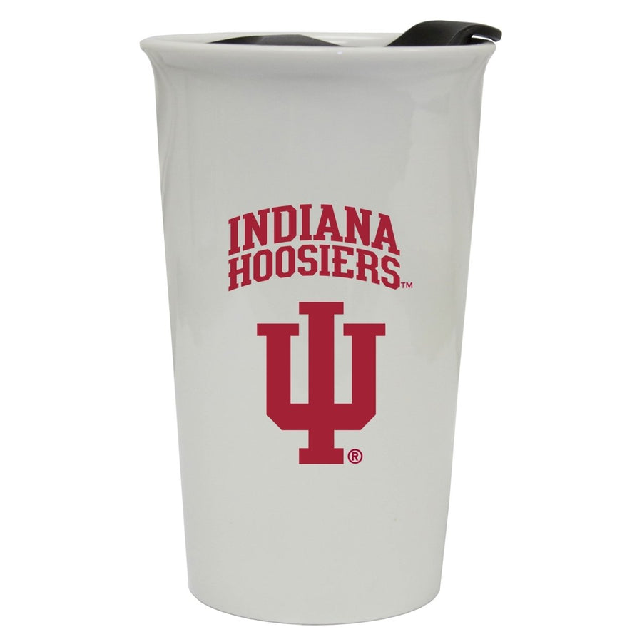 Indiana Hoosiers Double Walled Ceramic Tumbler Image 1