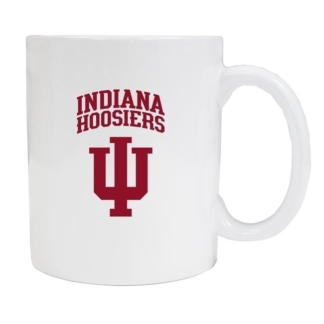 Indiana Hoosiers White Ceramic NCAA Fan Mug 2-Pack (White) Image 1