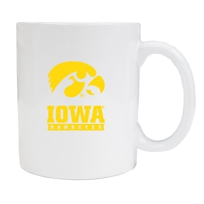 Iowa Hawkeyes White Ceramic NCAA Fan Mug 2-Pack (White) Image 1