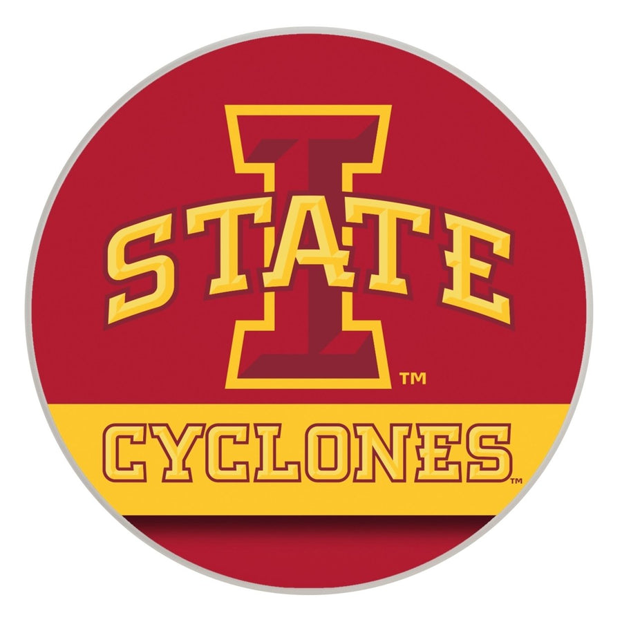 Iowa State Cyclones Officially Licensed Paper Coasters (4-Pack) - VibrantFurniture-Safe Design Image 1