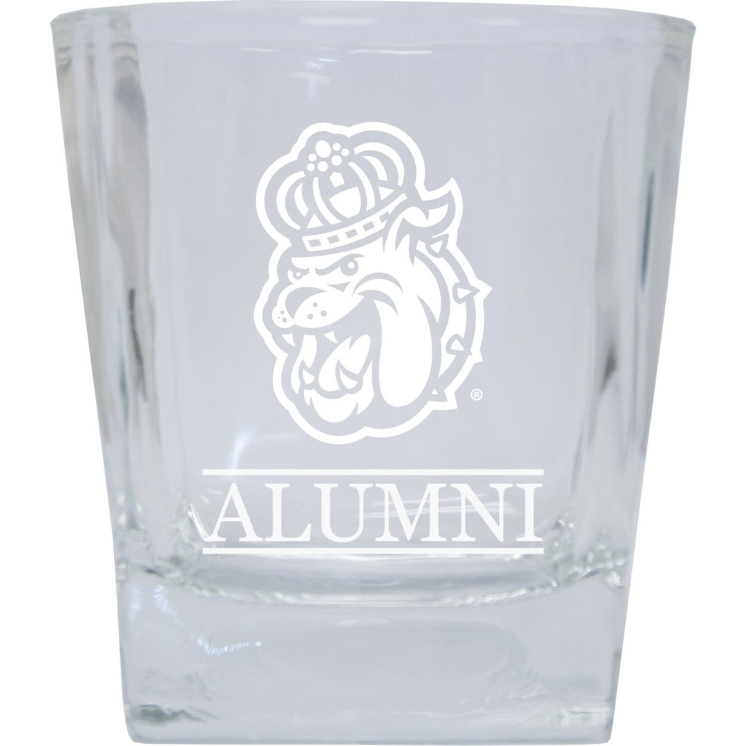 James Madison Dukes Alumni Elegance - 5 oz Etched Shooter Glass Tumbler 2-Pack Image 1