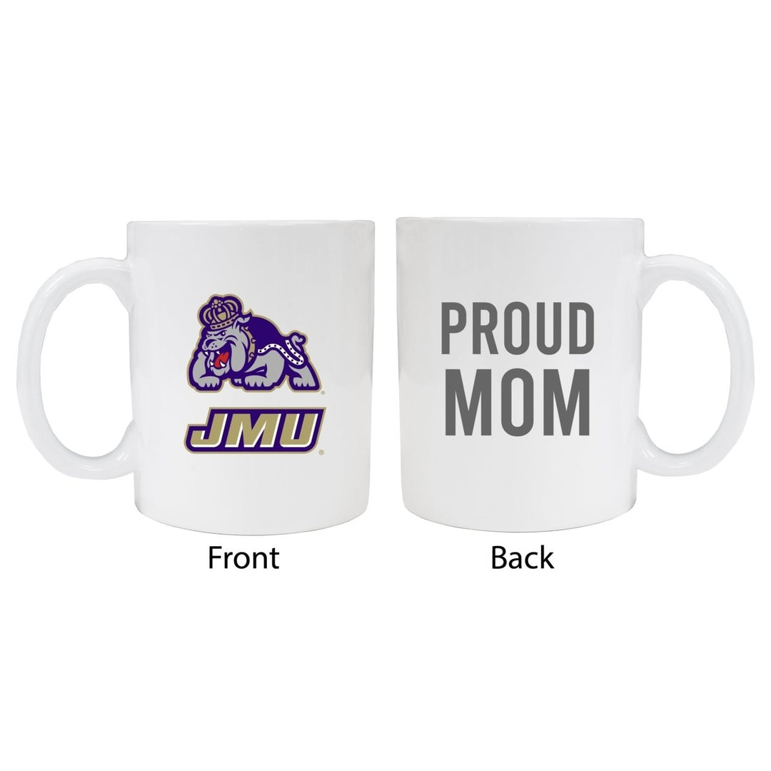 James Madison Dukes Proud Mom Ceramic Coffee Mug - White Image 1