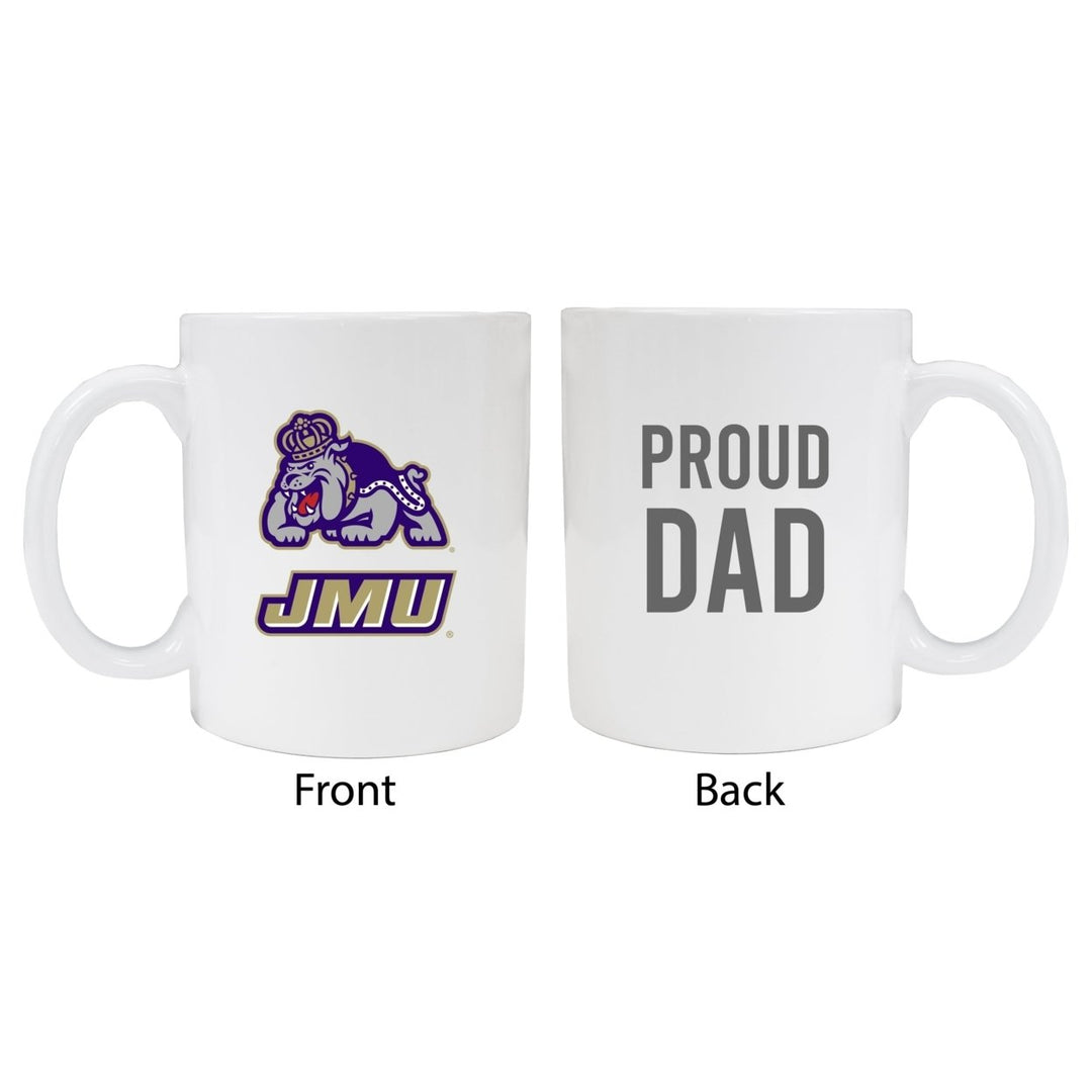 James Madison Dukes Proud Dad Ceramic Coffee Mug - White Image 1