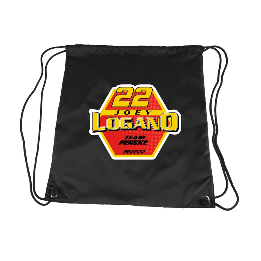 22 Joey Logano Officially Licensed Nascar Cinch Bag with Drawstring Image 1