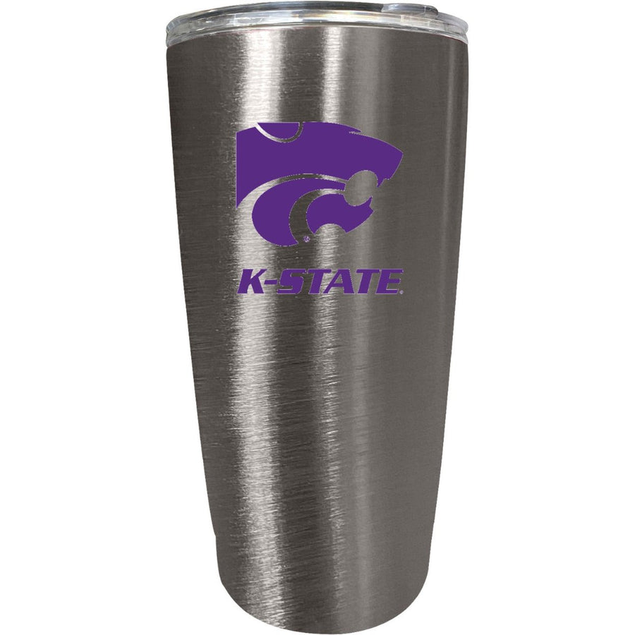 Kansas State Wildcats 16 oz Insulated Stainless Steel Tumbler colorless Image 1