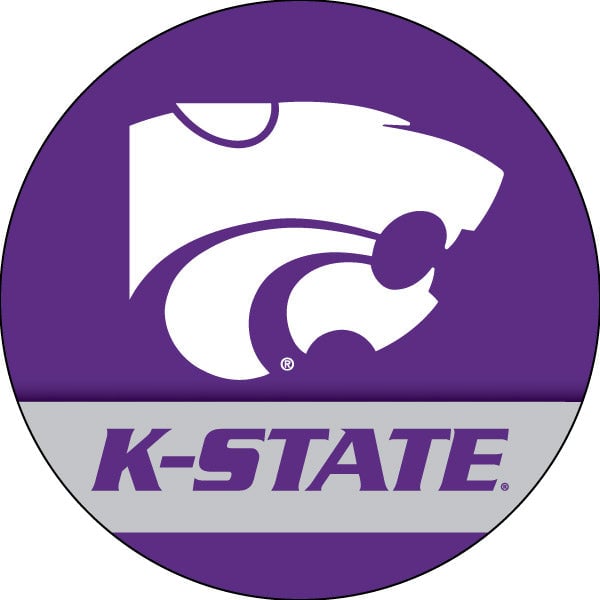 Kansas State Wildcats Officially Licensed Paper Coasters (4-Pack) - VibrantFurniture-Safe Design Image 1