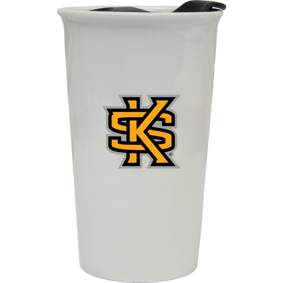 Kennesaw State University Double Walled Ceramic Tumbler Image 1