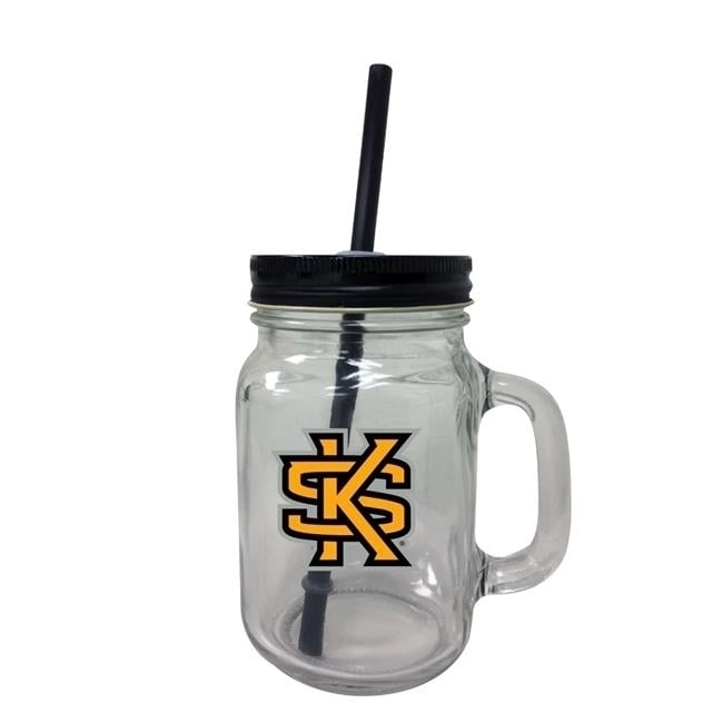 Kennesaw State University Mason Jar Glass Image 1