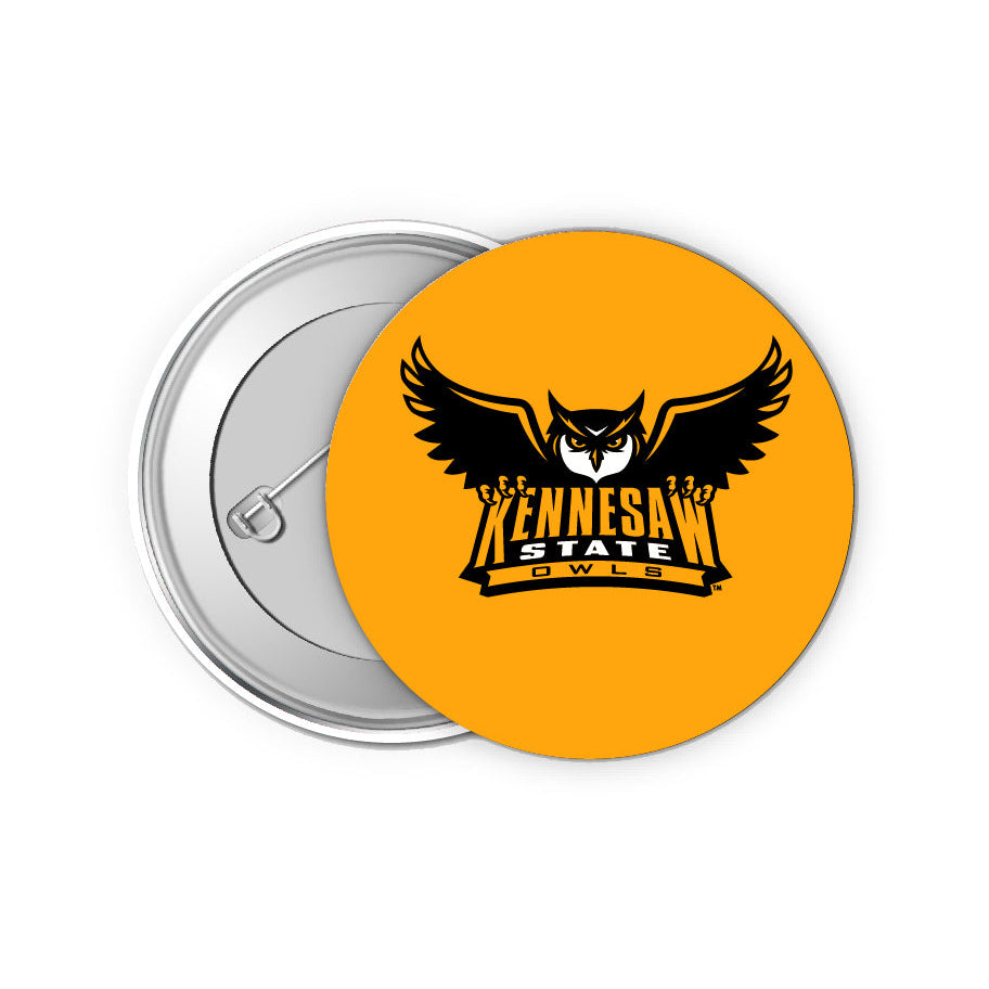 Kennesaw State University 2-Inch Button Pins (4-Pack)  Show Your School Spirit Image 1