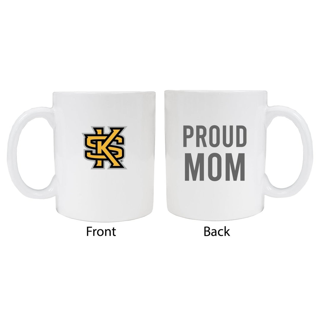 Kennesaw State University Proud Mom Ceramic Coffee Mug - White Image 1