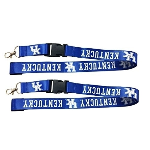 Kentucky Wildcats Cloth Lanyard Key Chain 2-Pack Image 1