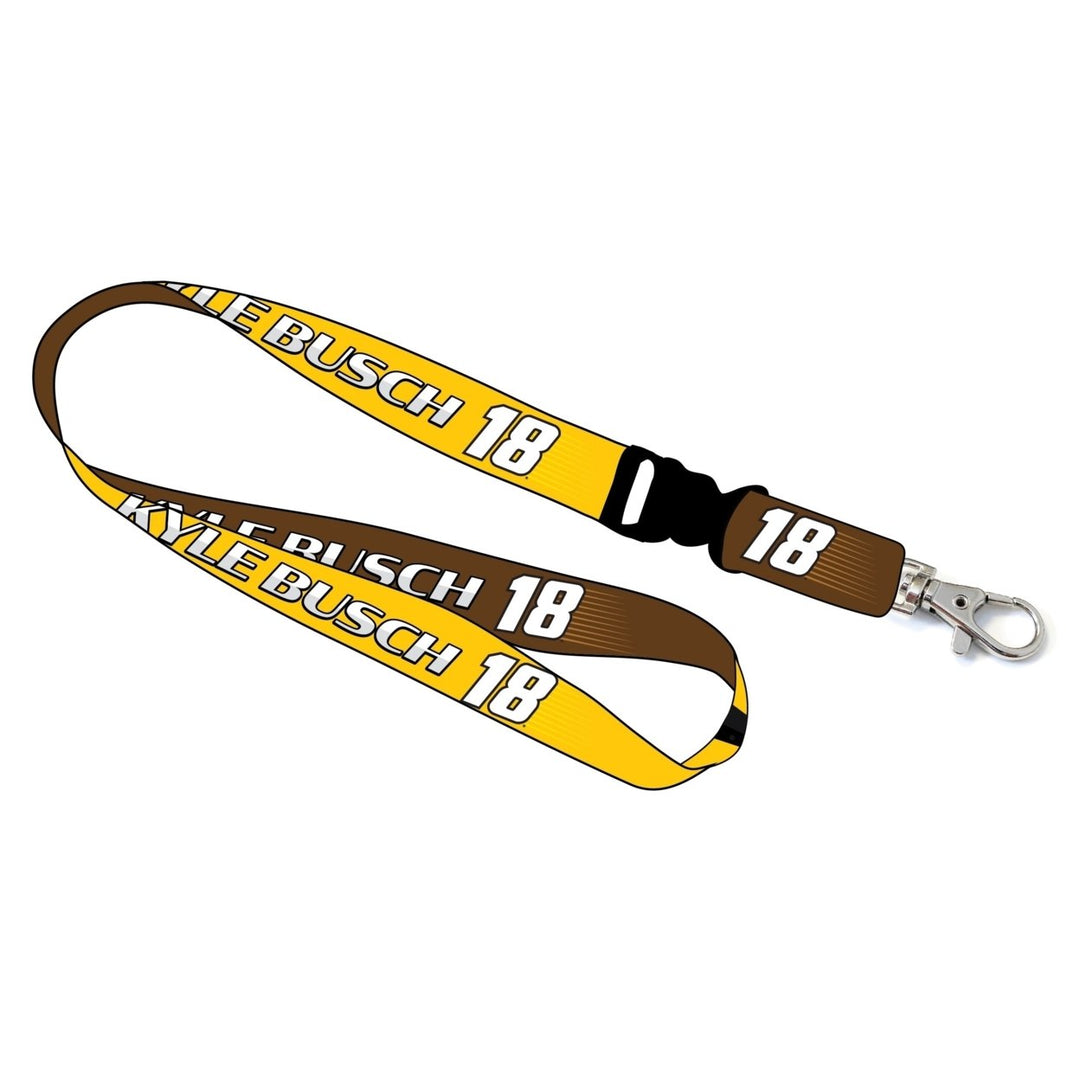 Kyle Busch 18 NASCAR Cup Series Lanyard  for 2021 Image 1