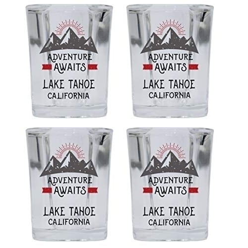 Lake Tahoe California Shot Glass 4 Pack Image 1