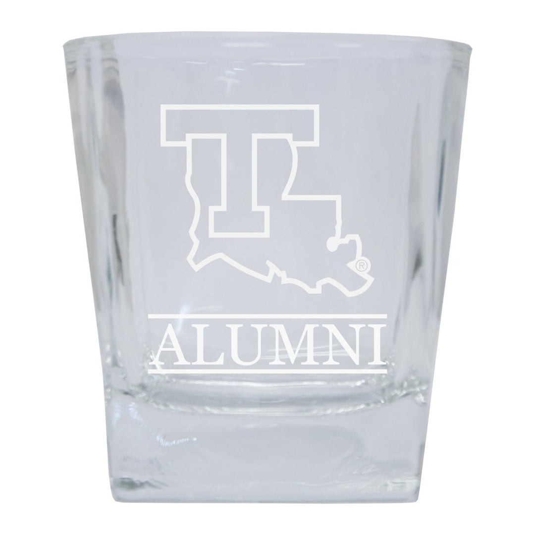 Louisiana Tech Bulldogs Alumni Elegance - 5 oz Etched Shooter Glass Tumbler 2-Pack Image 1