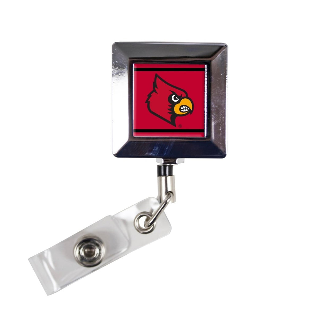 Louisville Cardinals 2-Pack Retractable Badge Holder Image 1