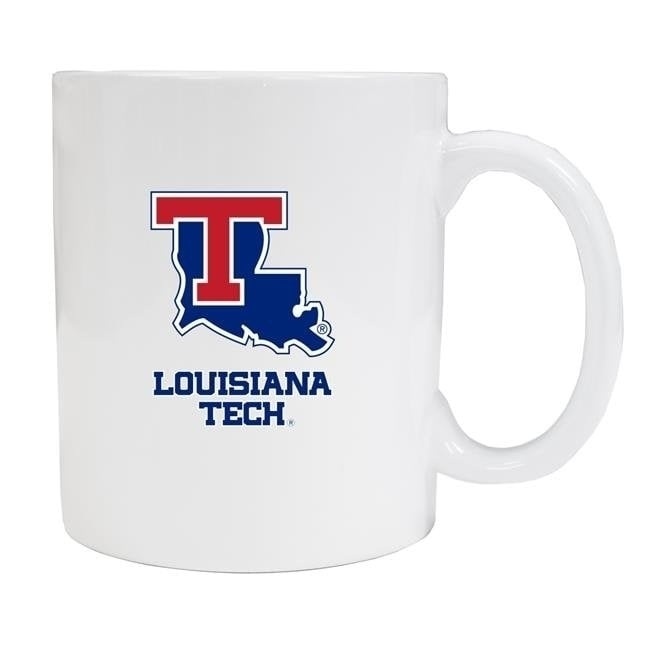 Louisiana Tech Bulldogs White Ceramic NCAA Fan Mug 2-Pack (White) Image 1