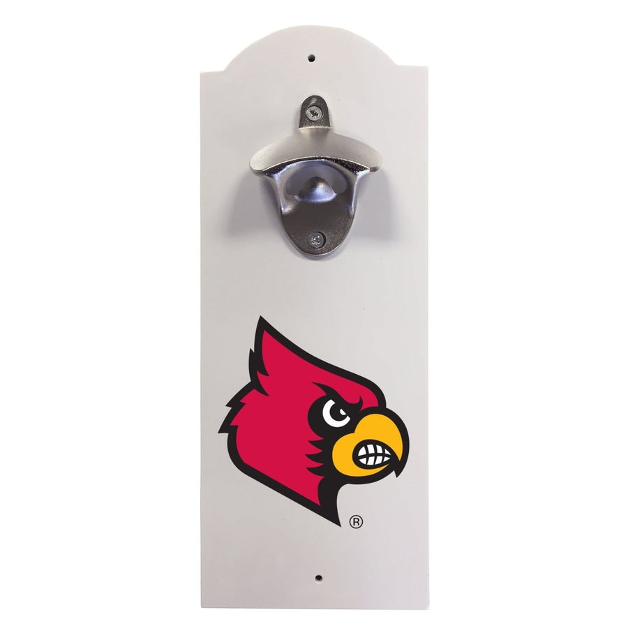 Louisville Cardinals Wall Mounted Bottle Opener Image 1