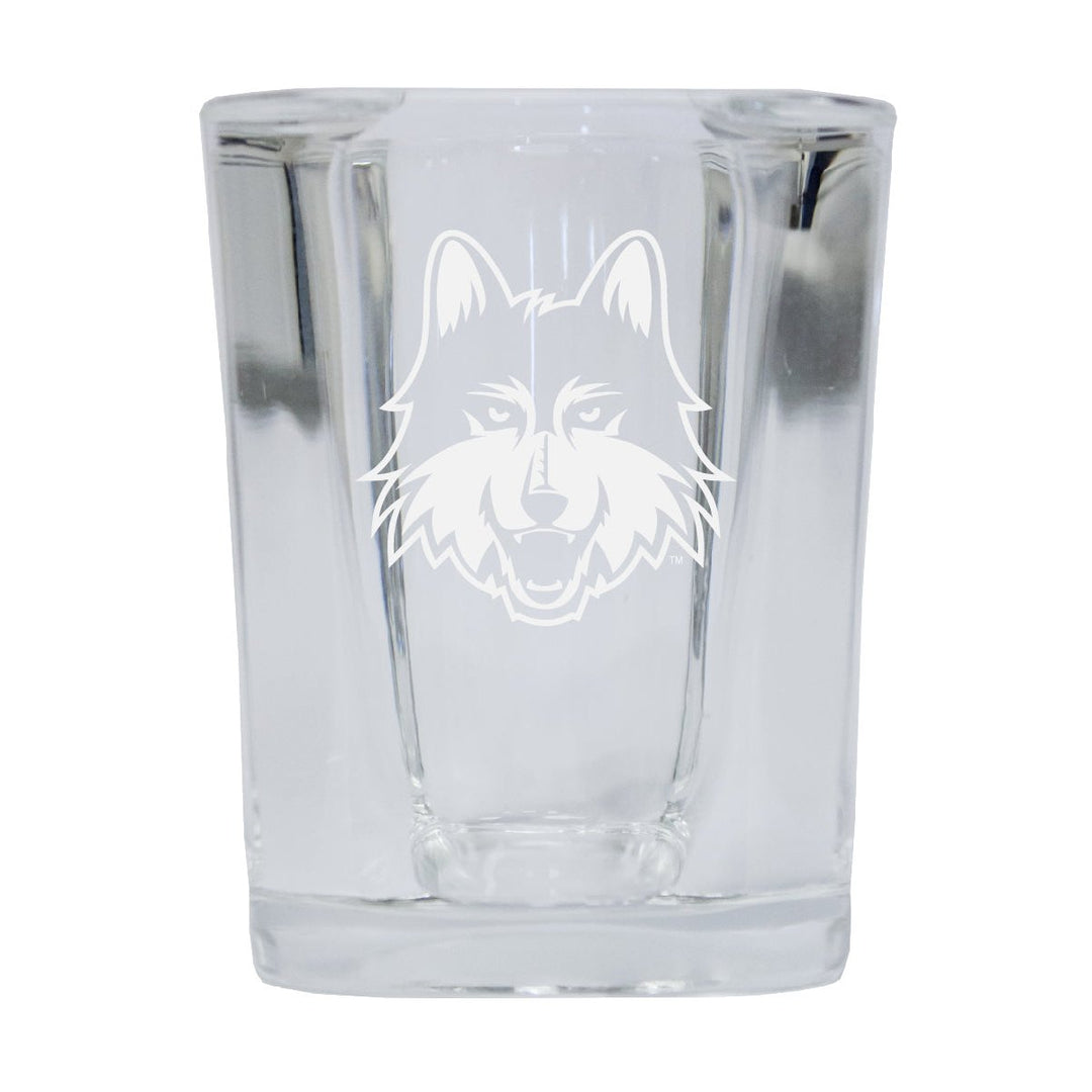 Loyola University Ramblers NCAA Collectors Edition 2oz Square Shot Glass - Laser Etched Logo Image 1