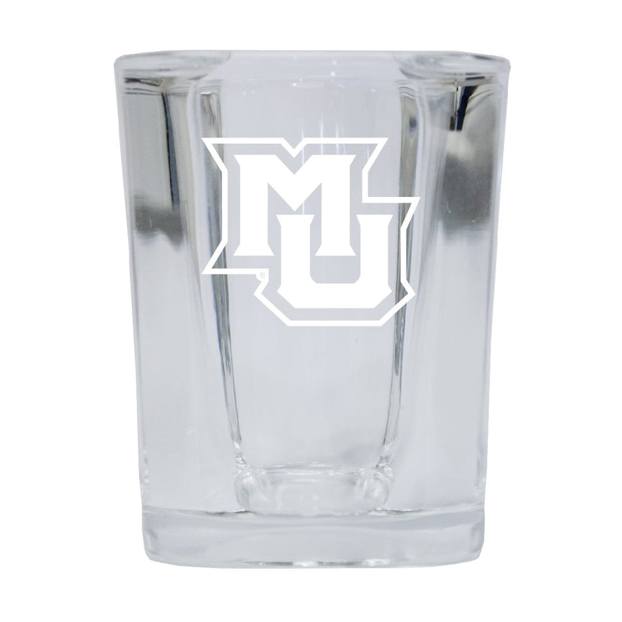 Marquette Golden Eagles NCAA Collectors Edition 2oz Square Shot Glass - Laser Etched Logo Image 1