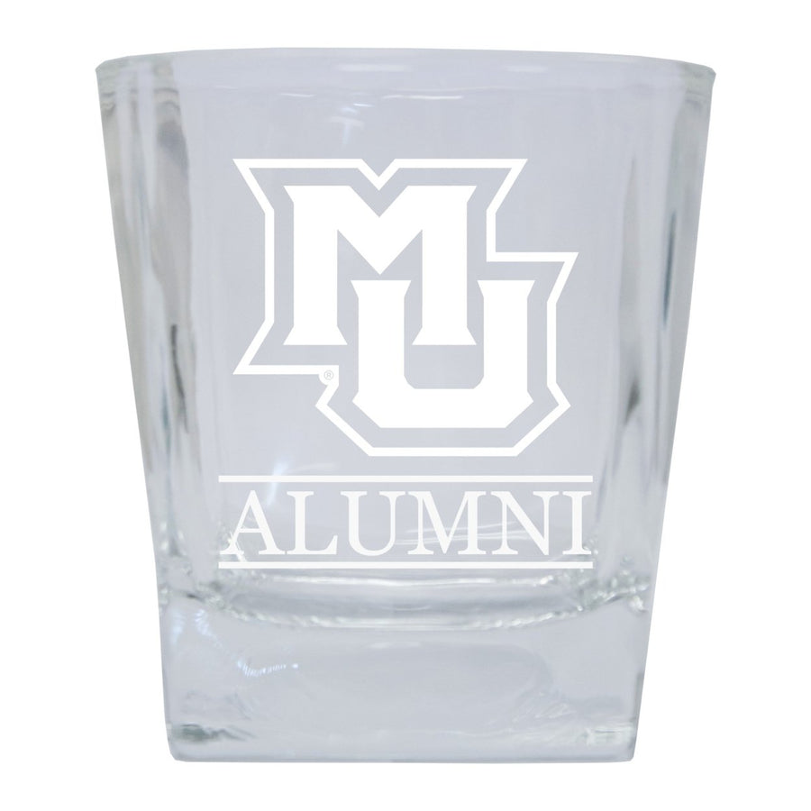 Marquette Golden Eagles 2-Pack Alumni Elegance 10oz Etched Glass Tumbler Image 1
