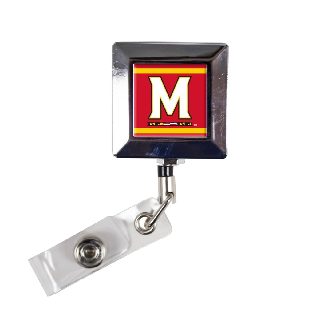 Maryland Terrapins 2-Pack Retractable Badge Holder Image 1