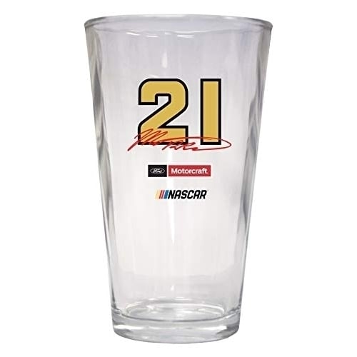Matt DiBenedetto 21 NASCAR Pint Glass Image 1