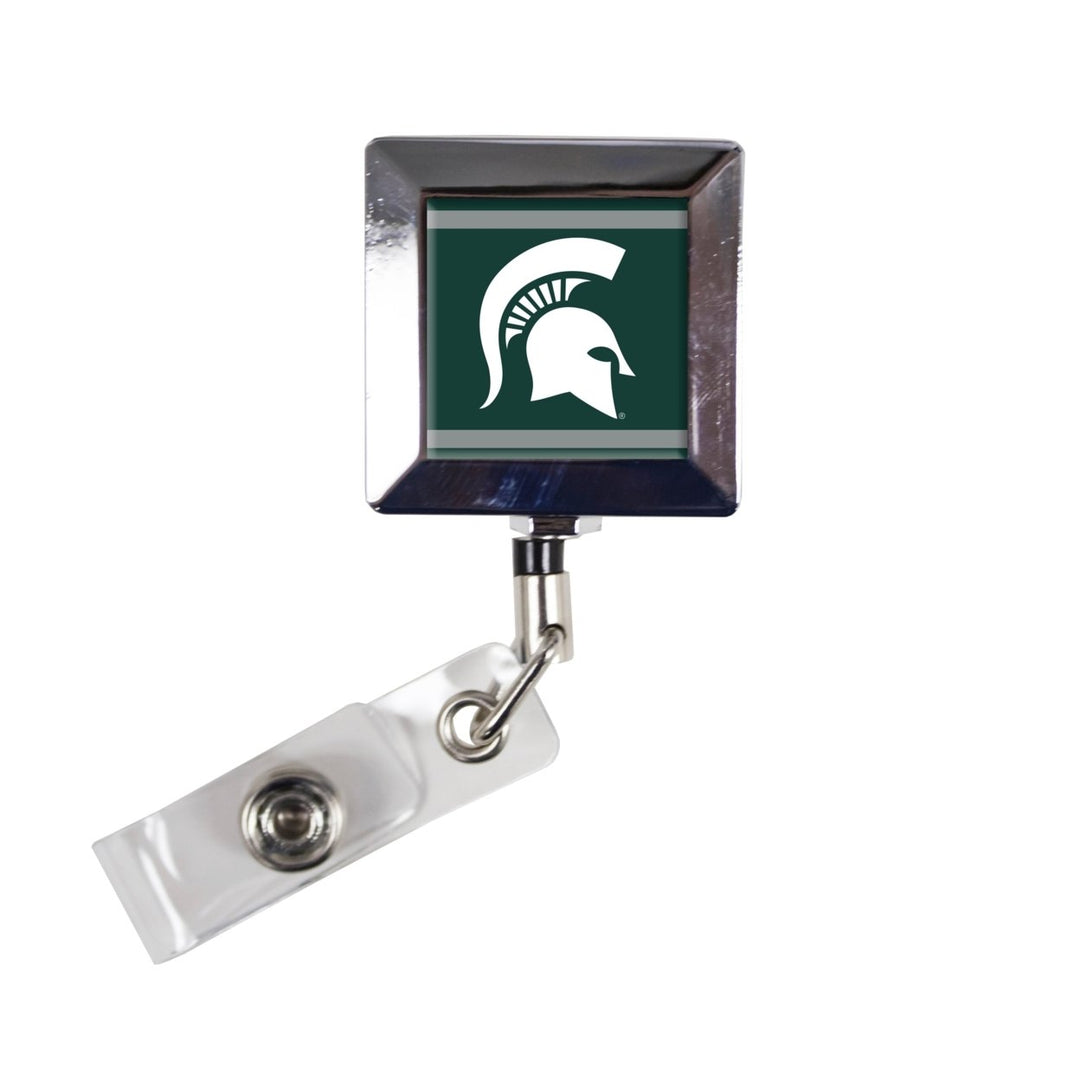 Michigan State Spartans 2-Pack Retractable Badge Holder Image 1