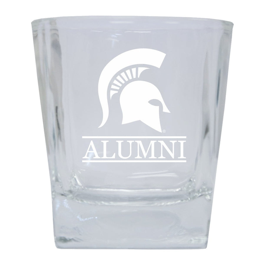 Michigan State Spartans Alumni Elegance - 5 oz Etched Shooter Glass Tumbler Image 1