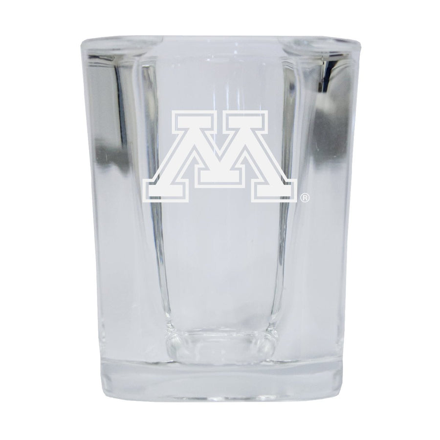 Minnesota Gophers NCAA Collectors Edition 2oz Square Shot Glass - Laser Etched Logo Image 1